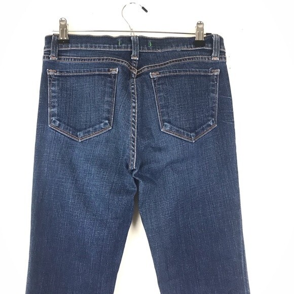 J Brand Dark Wash Straight Bootcut Jeans Size 28 Low Rise Y2K Denim - Picture 6 of 10